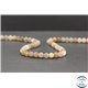 Perles en pierre de Soleil grise - Rondes/6mm - Grade A+