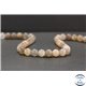 Perles en pierre de Soleil grise - Rondes/8mm - Grade A+