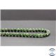 Perles en diopside de Russie - Rondes/6mm - Grade AB