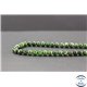 Perles en diopside de Russie - Rondes/6mm - Grade AB