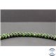 Perles en diopside de Russie - Rondes/6mm - Grade AB