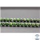 Perles en diopside de Russie - Rondes/6mm - Grade AB