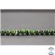 Perles en diopside de Russie - Rondes/6mm - Grade AB