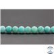 Perles en amazonite du Pérou - Rondes/6mm - Grade AA