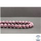 Perles en lépidolite du Brésil - Rondes/10mm - Grade A