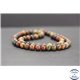 Perles en jaspe Picasso - Rondes/6mm - Grade A