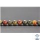 Perles en jaspe Picasso - Rondes/6mm - Grade A