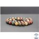 Perles en jaspe Picasso - Rondes/8mm - Grade A