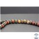 Perles en jaspe Picasso - Rondes/8mm - Grade A