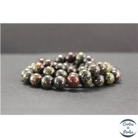 Perles en jaspe dragon - Rondes/8mm