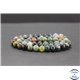 Perles en agate d'Inde - Rondes/6mm - Grade A