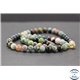 Perles en agate d'Inde - Rondes/6mm - Grade A