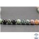 Perles en agate d'Inde - Rondes/6mm - Grade A