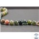 Perles en agate d'Inde - Rondes/8mm - Grade A