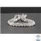 Perles dépolies en quartz nuage - Rondes/6mm