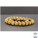 Perles en jaspe bois - Rondes/10mm