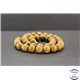 Perles en jaspe bois - Rondes/10mm