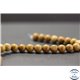 Perles en jaspe bois - Rondes/6mm