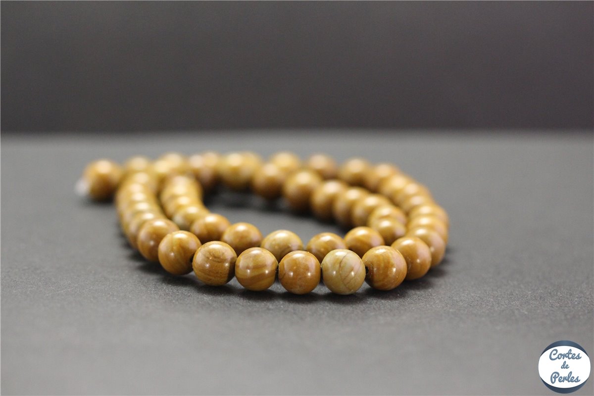 Lot De 15 Perles En Jaspe Rouge Naturel - Diamètre 6 Mm, Trou 1 Mm - Pierre Semi-précieuse Pour Création De Bijoux