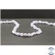 Perles en calcédoine rubanée bleue - Nuggets/5-8mm - Grade AB