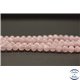 Perles en morganite rose - Rondes/6mm - Grade A