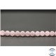 Perles en morganite rose - Rondes/6mm - Grade A