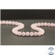 Perles en morganite rose - Rondes/8mm - Grade A