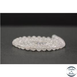 Perles en cristal de roche - Rondes/6mm - Grade AB