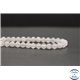 Perles en cristal de roche - Rondes/6mm - Grade AB