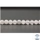 Perles en cristal de roche - Rondes/6mm - Grade AB