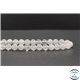 Perles en cristal de roche - Rondes/8mm - Grade AB