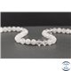 Perles en cristal de roche - Rondes/8mm - Grade AB