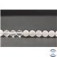 Perles en cristal de roche - Rondes/8mm - Grade AB