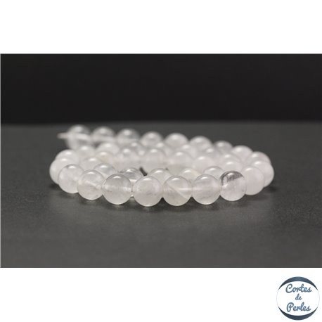 Perles en cristal de roche - Rondes/10mm - Grade AB