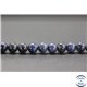 Perles en dumortiérite d'Afrique du Sud - Rondes/6mm - Grade AB+