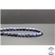 Perles en dumortiérite d'Afrique du Sud - Tubes/6mm