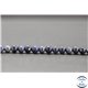 Perles en dumortiérite d'Afrique du Sud - Rondes/4mm - Grade A