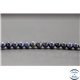 Perles en dumortiérite d'Afrique du Sud - Rondes/4mm - Grade A