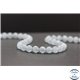 Perles en aigue marine - Rondes/8mm - Grade AB