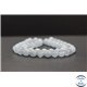 Perles en aigue marine - Rondes/8mm - Grade AB