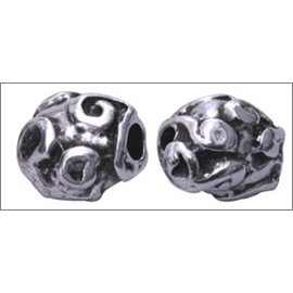 Apprêts Boules de Métal qualité premium - 15 mm - Argenté