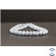 Perles en aigue marine - Rondes/6mm - Grade AB