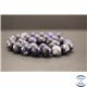 Perles en sodalite d'Afrique du Sud - Rondes/12mm - Grade A+