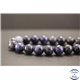 Perles en sodalite d'Afrique du Sud - Rondes/12mm - Grade A+