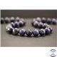 Perles en sodalite d'Afrique du Sud - Rondes/12mm - Grade A+