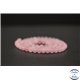 Perles dépolies en quartz rose - Rondes/4mm - Grade AB