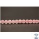 Perles dépolies en quartz rose - Rondes/4mm - Grade AB