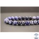 Perles en sodalite d'Afrique du Sud - Rondes/10mm - Grade A+