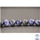 Perles en sodalite d'Afrique du Sud - Rondes/10mm - Grade A+