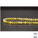 Perles en opale jaune d'Afrique - Rondes/4mm - Grade AB